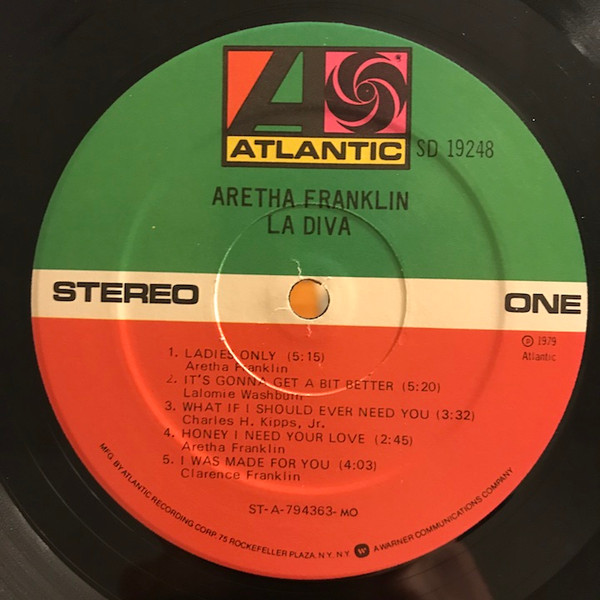 Aretha Franklin - La Diva | Atlantic (SD 19248) - 3 Aretha Franklin - La Diva | Atlantic (SD 19248) - 3