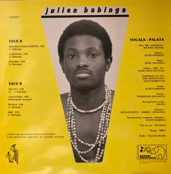 Julien Babinga - M'Bongui-Percussions Vol.3 | Julien Babinga Records (JB 003) - 2 Julien Babinga - M'Bongui-Percussions Vol.3 | Julien Babinga Records (JB 003) - 2