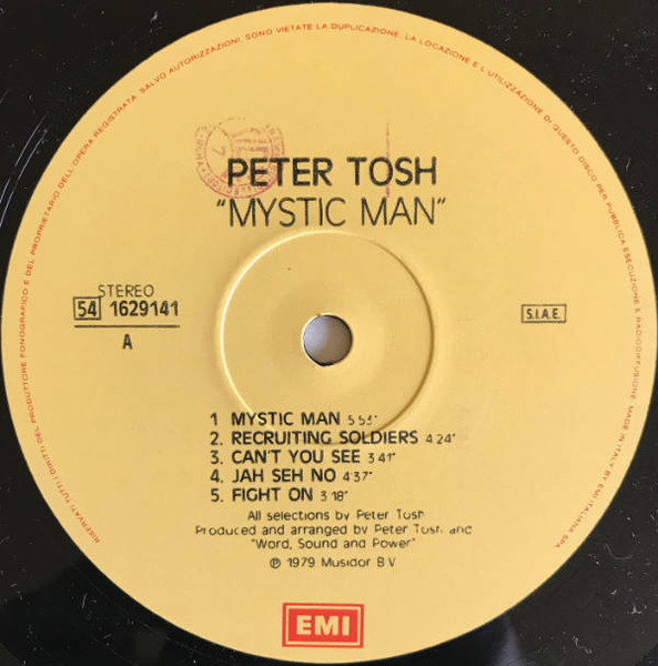 Peter Tosh - Mystic Man | Rolling Stones Records (54 1629141) - 3