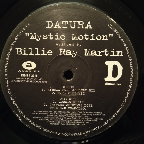 Datura - Mystic Motion | Distinct'ive Records (DISNT23) - 4 Datura - Mystic Motion | Distinct'ive Records (DISNT23) - 4