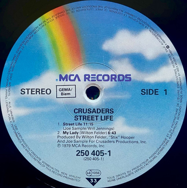 The Crusaders - Street Life | MCA Records (250 405-1) - 3