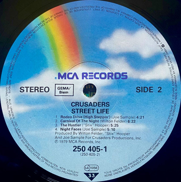 The Crusaders - Street Life | MCA Records (250 405-1) - 4