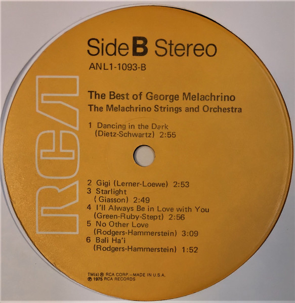 The Melachrino Strings And Orchestra - The Best Of George Melachrino | RCA (ANL1-1093) - 4