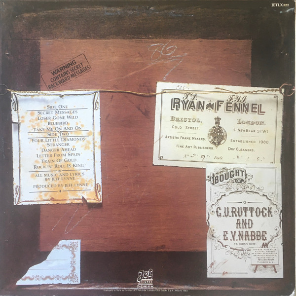 Electric Light Orchestra - Secret Messages | Jet Records (JETLX 527) - 2 Electric Light Orchestra - Secret Messages | Jet Records (JETLX 527) - 2