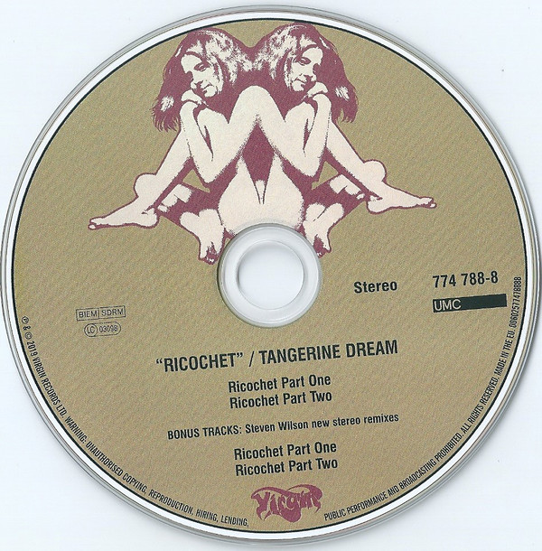 Tangerine Dream - Ricochet | Virgin (774 788-8) - 3