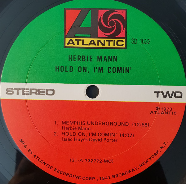 Herbie Mann - Hold On, I'm Comin' [Vinyl] | Atlantic (SD 1632) - 5