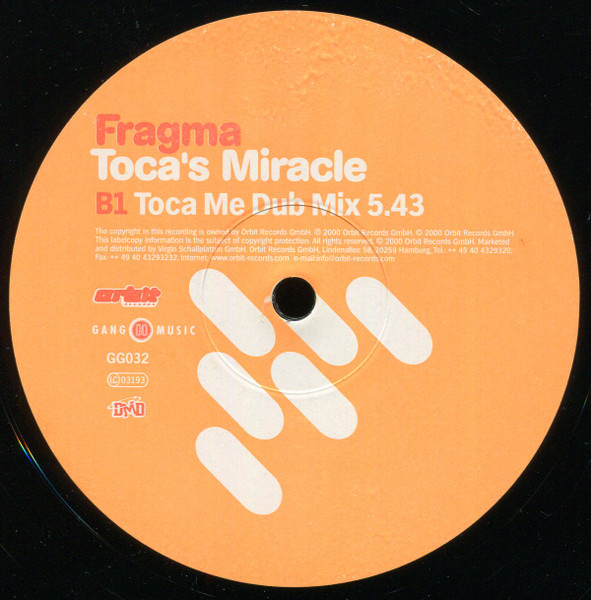 Fragma - Toca's Miracle | Gang Go Music (GG032) - 4