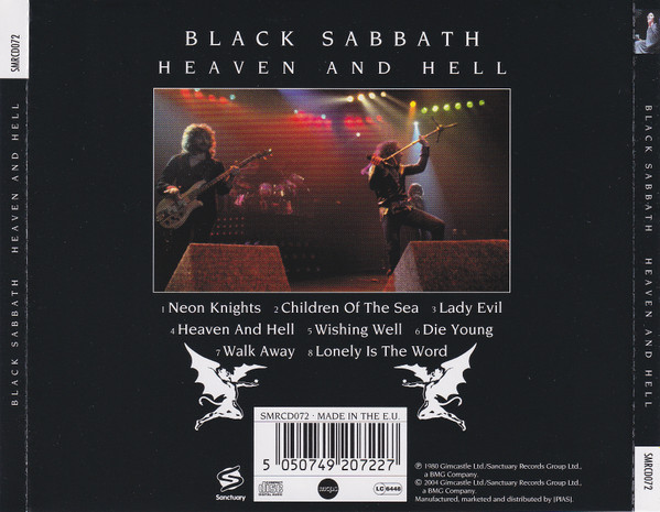 Black Sabbath - Heaven And Hell | Sanctuary Midline (SMRCD072) - 2