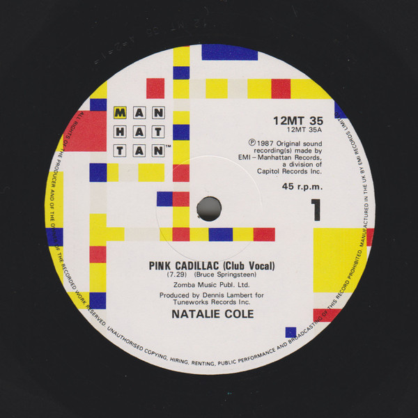 Natalie Cole - Pink Cadillac | EMI-Manhattan Records (12 MT 35) - 3 Natalie Cole - Pink Cadillac | EMI-Manhattan Records (12 MT 35) - 3