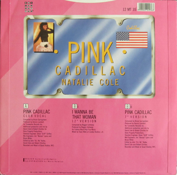 Natalie Cole - Pink Cadillac | EMI-Manhattan Records (12 MT 35) - 2 Natalie Cole - Pink Cadillac | EMI-Manhattan Records (12 MT 35) - 2