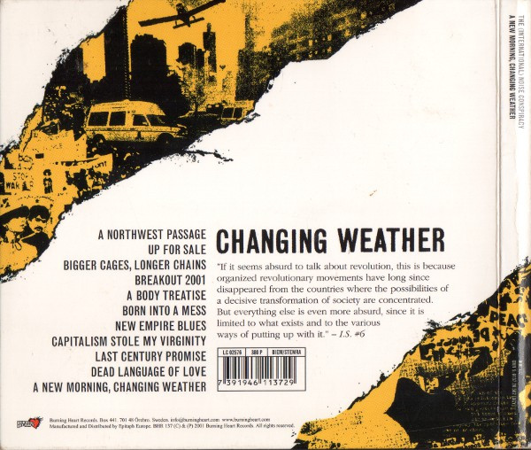 The International Noise Conspiracy - A New Morning, Changing Weather | Burning Heart Records (BHR 137) - 2