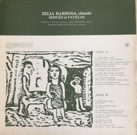 Zélia Barbosa - Brésil (Sertão & Favelas) | Le Chant Du Monde (LDX 7 4346)