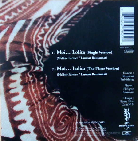 Alizée - Moi… Lolita | Polydor (561 956 - 2) - 2