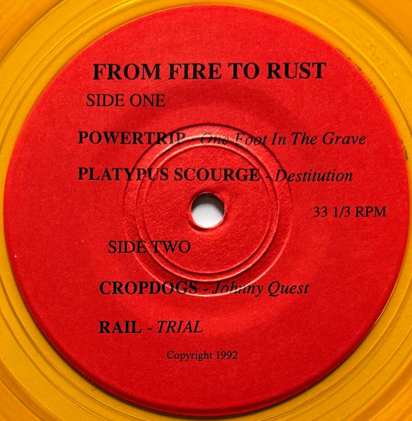 Various - From Fire To Rust | Round Flat Records (4) - 3