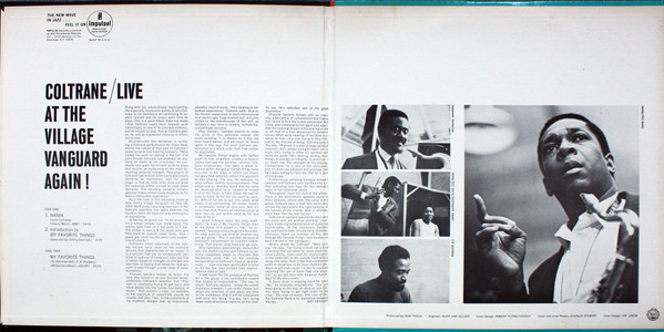 John Coltrane - Live At The Village Vanguard Again! | Impulse! (A-9124) - 3 John Coltrane - Live At The Village Vanguard Again! | Impulse! (A-9124) - 3