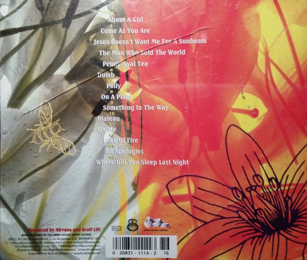 Nirvana - MTV Unplugged In New York | DGC (DGCD-24727) - 2