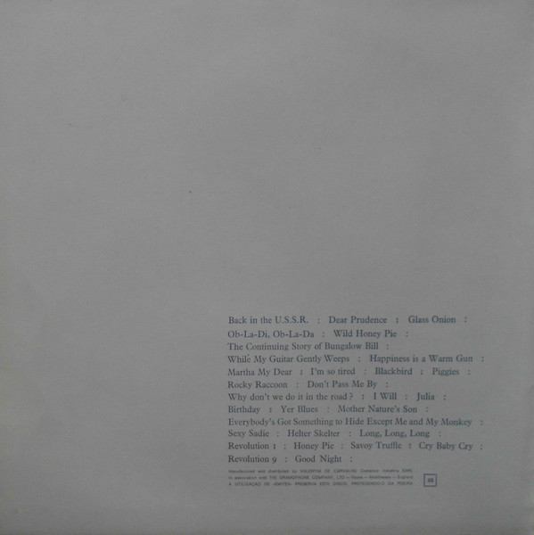 The Beatles - The Beatles | Apple Records (8E 164-04 173/4) - 3