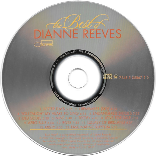 Dianne Reeves - The Best Of Dianne Reeves | Blue Note (7243 5 35867 2 0) - 3