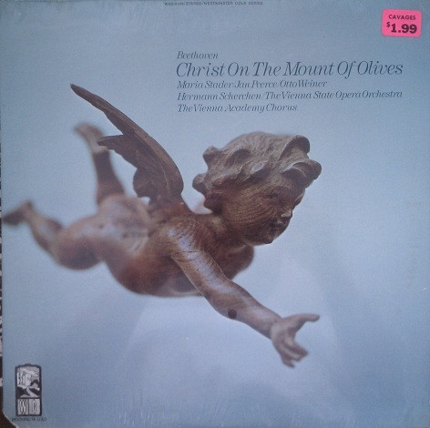 Ludwig van Beethoven , Orchester Der Wiener Staatsoper , Hermann Scherchen - Christ On The Mount Of Olives | Westminster Gold (WGS-8206) - main