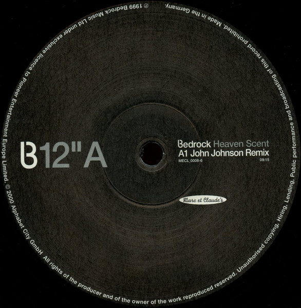 Bedrock - Heaven Scent | Marc et Claude's (MECL 0008-6) - 3 Bedrock - Heaven Scent | Marc et Claude's (MECL 0008-6) - 3