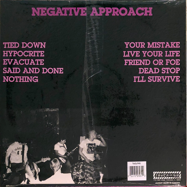 Negative Approach - Tied Down | Touch And Go (T&GLP#3) - 2 Negative Approach - Tied Down | Touch And Go (T&GLP#3) - 2