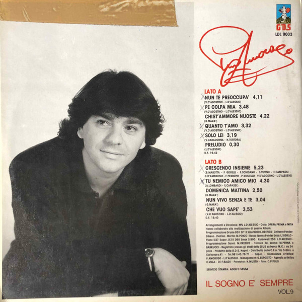 Pino Amoroso - Il Sogno E' Sempre (Vol. 9) | GDS (LDL 9003) - 2