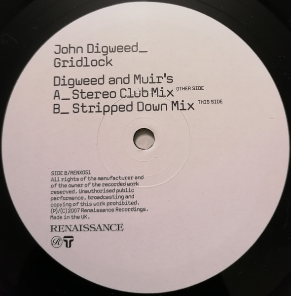 John Digweed - Gridlock | Renaissance (RENX051) - 3 John Digweed - Gridlock | Renaissance (RENX051) - 3
