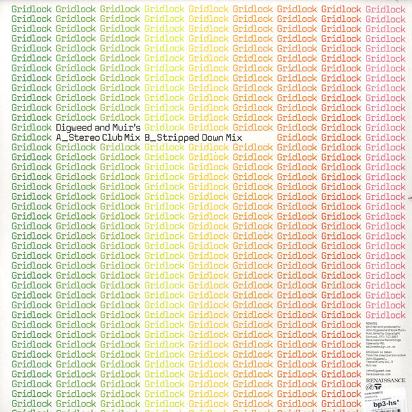 John Digweed - Gridlock | Renaissance (RENX051) - 2 John Digweed - Gridlock | Renaissance (RENX051) - 2