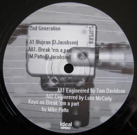 2nd Generation - Illujean / Break 'Em A Part | Super8 Records (SUPR002) - main