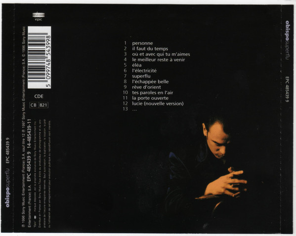 Pascal Obispo - Superflu | Epic (EPC 485439 9) - 2