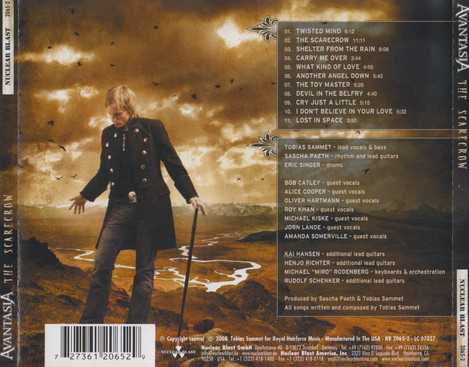 Tobias Sammet's Avantasia - The Scarecrow [CD] | Nuclear Blast (NB 2065-2) - 4