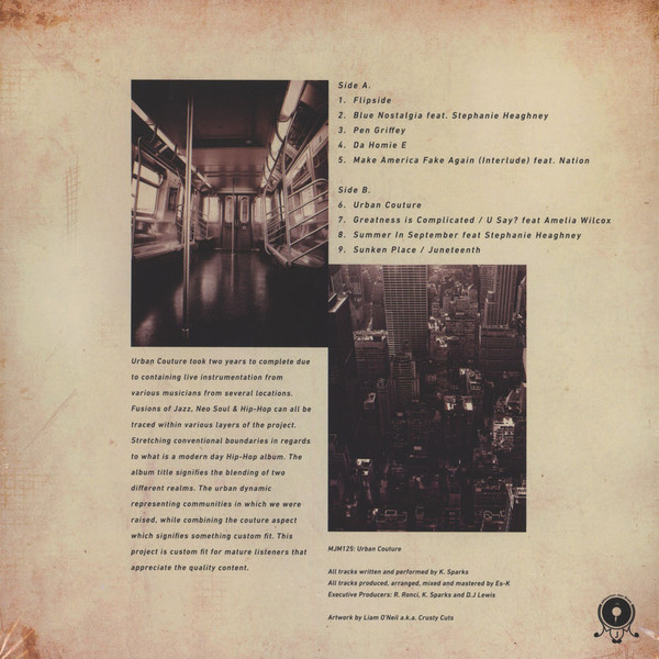 K. Sparks & Es-K - Urban Couture | Millennium Jazz Music (MJM125) - 2