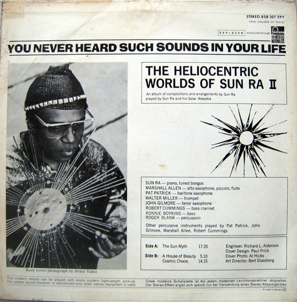 Sun Ra - The Heliocentric Worlds Of Sun Ra II | ESP-Disk' (858 107 FPY) - 2