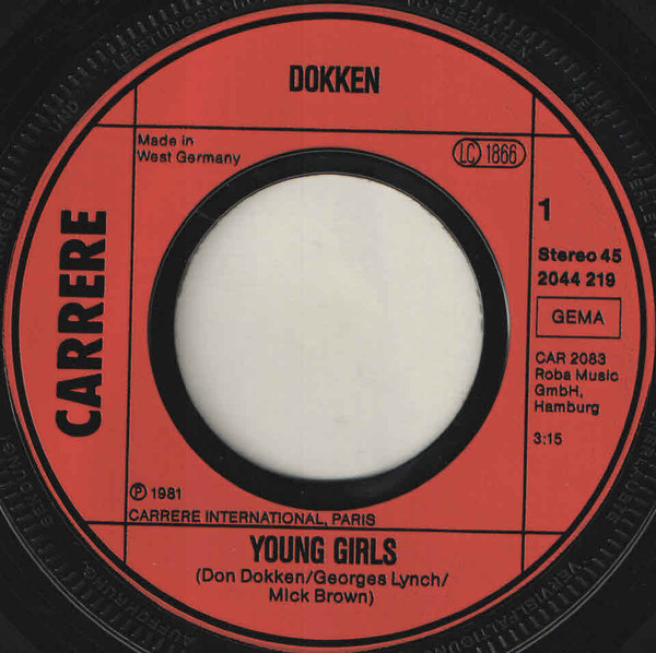 Dokken - Young Girls | Carrere (2044 219) - 2