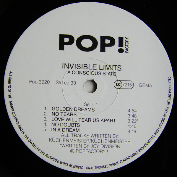 Invisible Limits - A Conscious State | Pop Factory! (Pop 3920) - 3