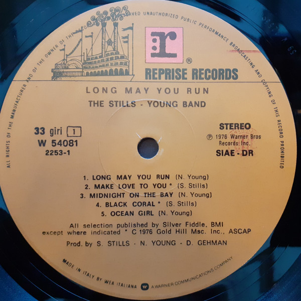 The Stills-Young Band - Long May You Run | Reprise Records (W 54081) - 3 The Stills-Young Band - Long May You Run | Reprise Records (W 54081) - 3