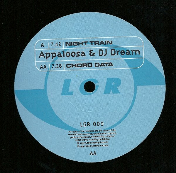 Appaloosa & DJ Dream - Night Train / Chord Data | Looking Good Records (LGR 009) - 4