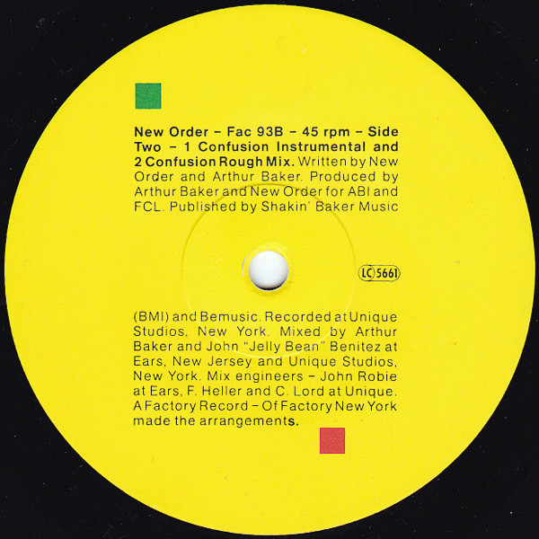 New Order - Confusion | Factory (Fac 93) - 4