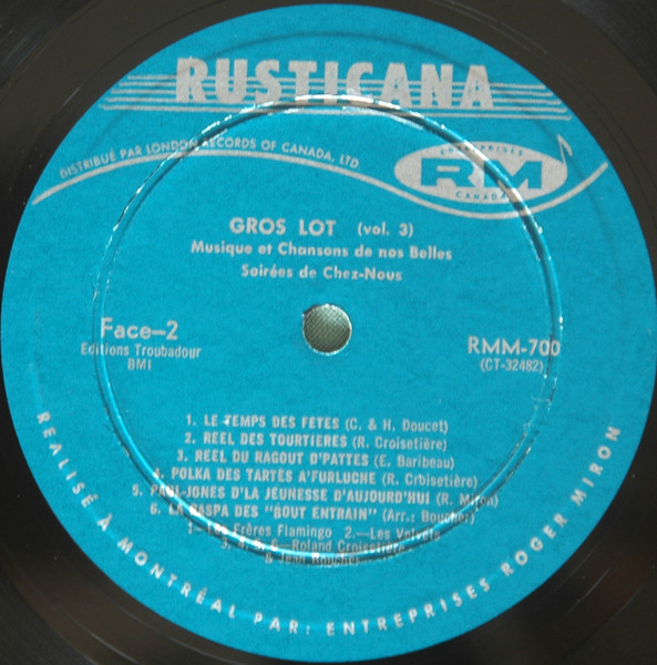 Various - Gros Lot, C'est Fête Au Québec | Rusticana (RMM-700) - 4