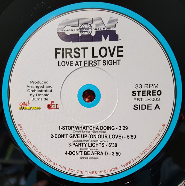 First Love - Love At First Sight | Phil Boogie Times (PBT-LP.003) - 3