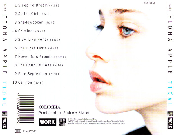 Fiona Apple - Tidal | Clean Slate (WRK 483750) - main