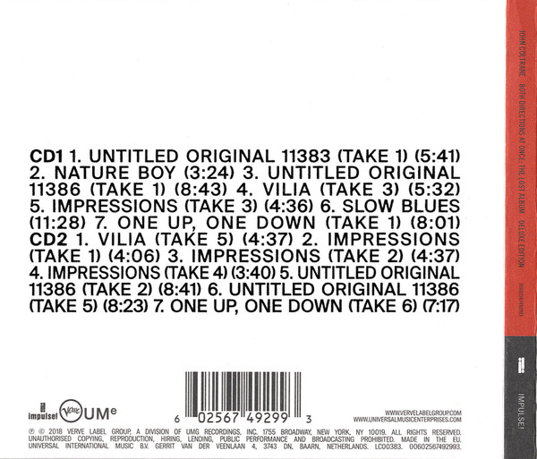 John Coltrane - Both Directions At Once: The Lost Album | Impulse! (00602567492993) - 2