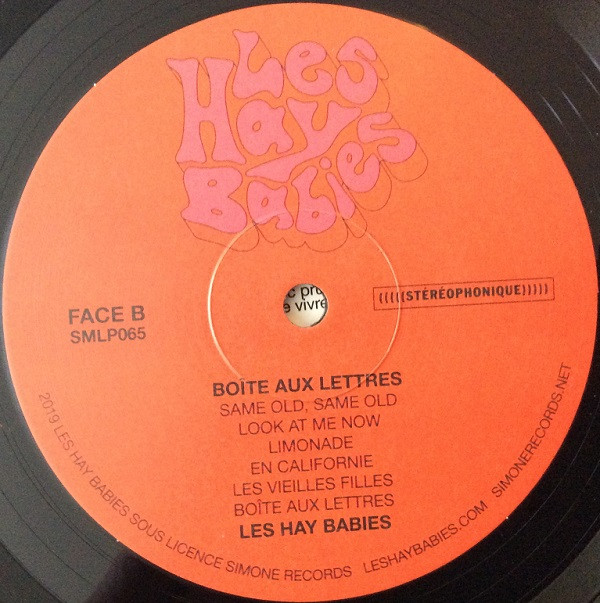Les Hay Babies - Boîte Aux Lettres | Simone Records (SMLP065) - 3