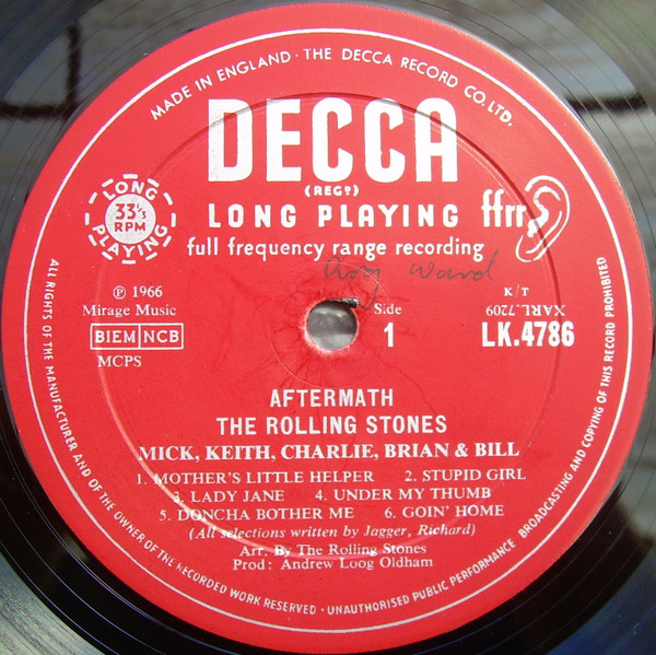 The Rolling Stones - Aftermath | Decca (LK 4786) - 3 The Rolling Stones - Aftermath | Decca (LK 4786) - 3
