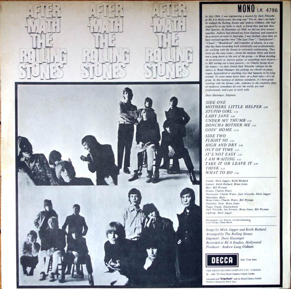 The Rolling Stones - Aftermath | Decca (LK 4786) - 2 The Rolling Stones - Aftermath | Decca (LK 4786) - 2