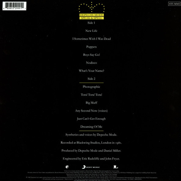 Depeche Mode - Speak & Spell | Mute (STUMM5) - 2 Depeche Mode - Speak & Spell | Mute (STUMM5) - 2
