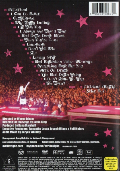 Avril Lavigne - The Best Damn Tour - Live In Toronto | RCA (88697 32867 9) - 3