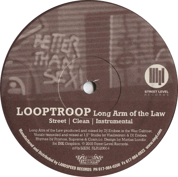 Looptroop - Long Arm Of The Law / Do My Do | Street Level Records (SLR120004) - 4