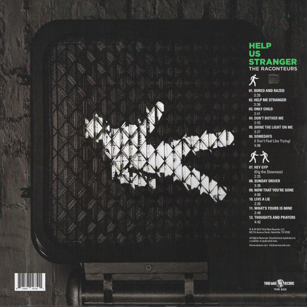 The Raconteurs - Help Us Stranger | Third Man Records (TMR 600) - 3