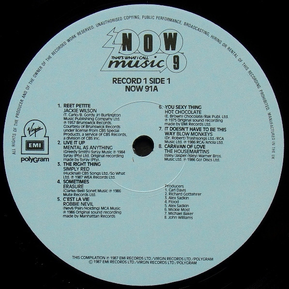 Various - Now That's What I Call Music 9 | Virgin EMI (NOW 9) - 4 Various - Now That's What I Call Music 9 | Virgin EMI (NOW 9) - 4